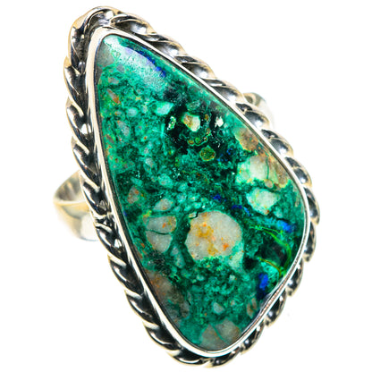 Chrysocolla Rings handcrafted by Ana Silver Co - RING88039