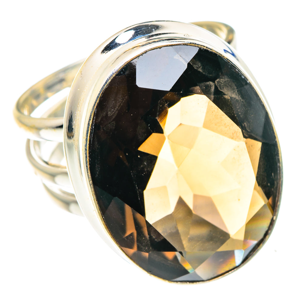 Smoky Quartz Rings handcrafted by Ana Silver Co - RING88041