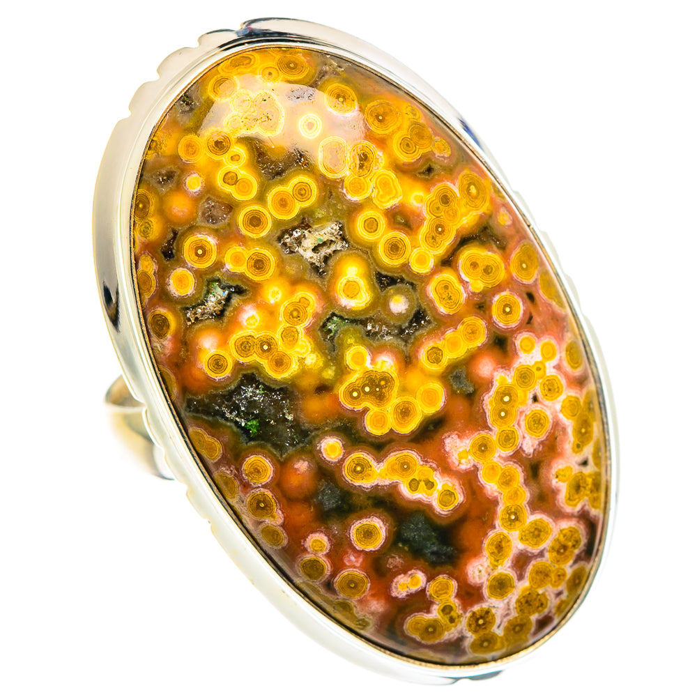 Ocean Jasper Rings handcrafted by Ana Silver Co - RING88042