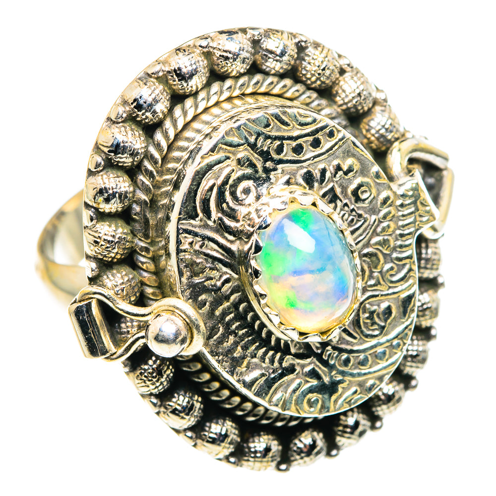 Ethiopian Opal Rings handcrafted by Ana Silver Co - RING88061