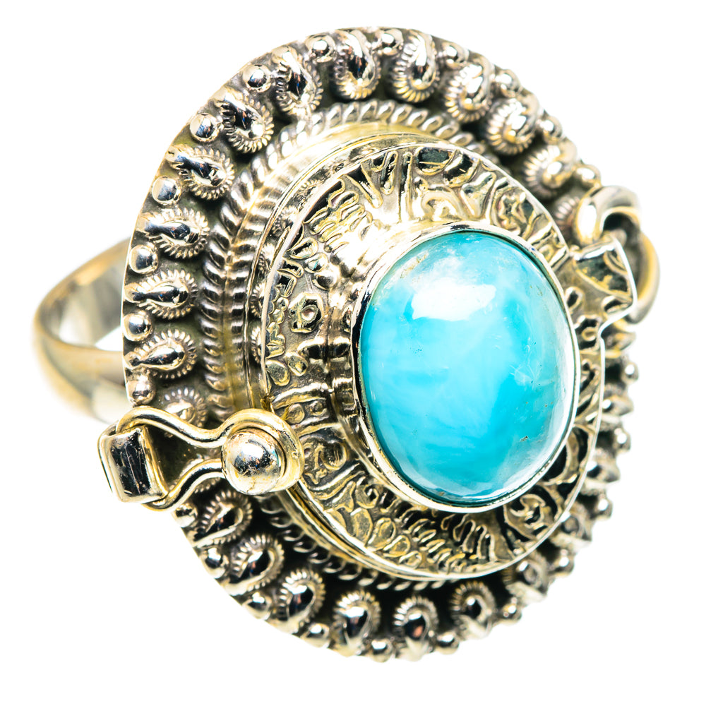 Larimar Rings handcrafted by Ana Silver Co - RING88064