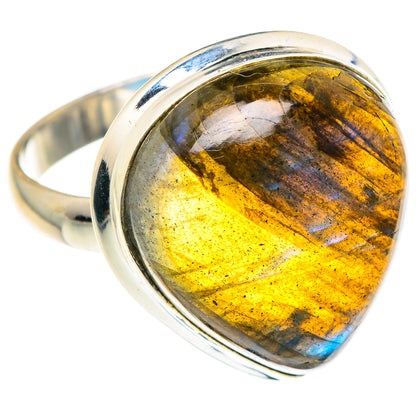Labradorite Rings handcrafted by Ana Silver Co - RING88066