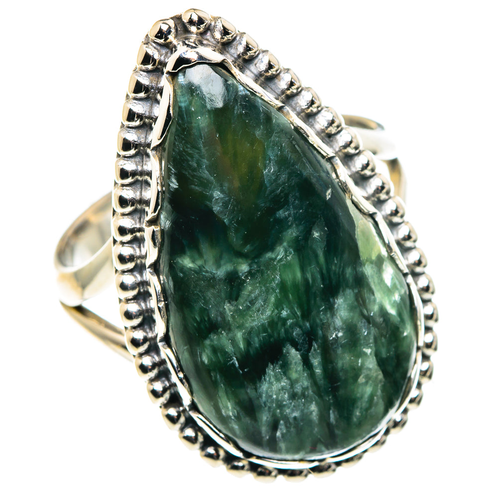 Seraphinite Rings handcrafted by Ana Silver Co - RING88071