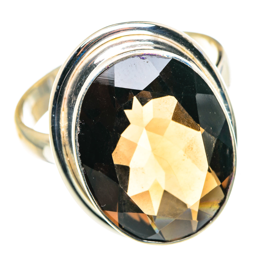 Smoky Quartz Rings handcrafted by Ana Silver Co - RING88073