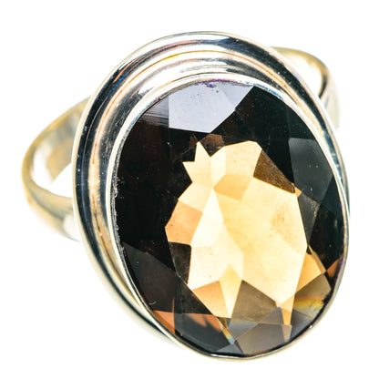 Smoky Quartz Rings handcrafted by Ana Silver Co - RING88073