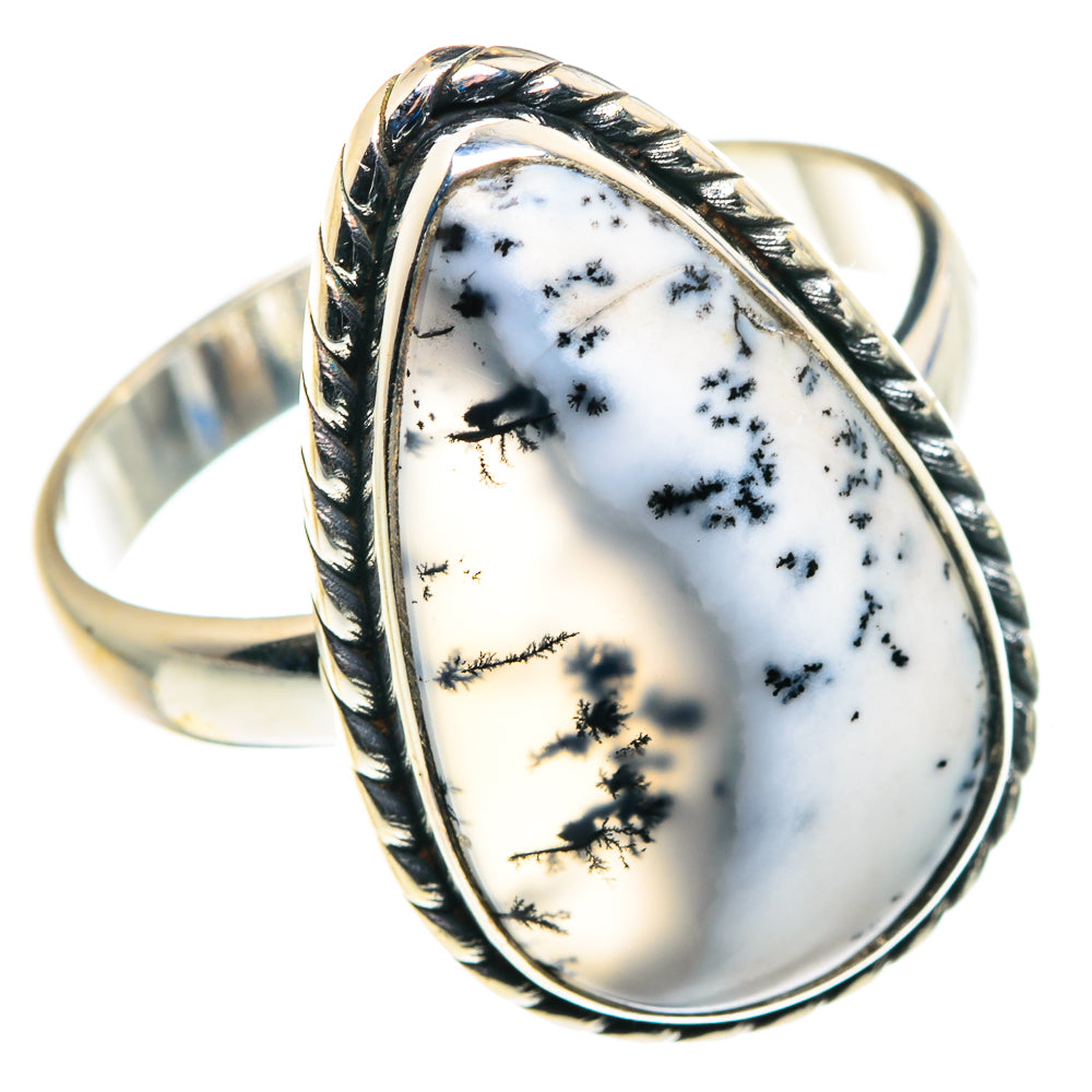 Dendritic Opal Rings handcrafted by Ana Silver Co - RING88089