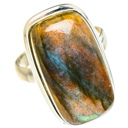 Labradorite Rings handcrafted by Ana Silver Co - RING88096