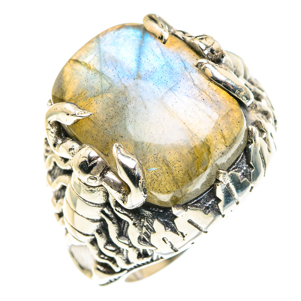 Labradorite Rings handcrafted by Ana Silver Co - RING88097