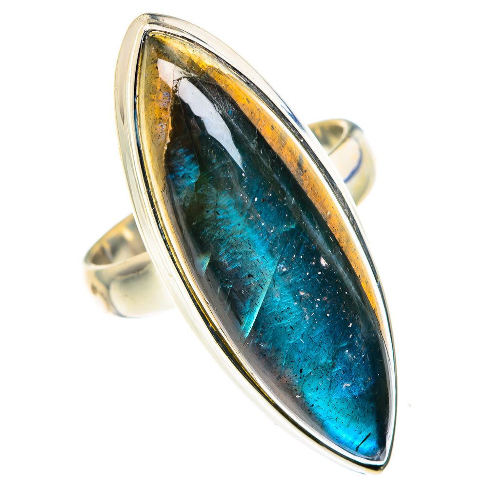 Labradorite Rings handcrafted by Ana Silver Co - RING88099