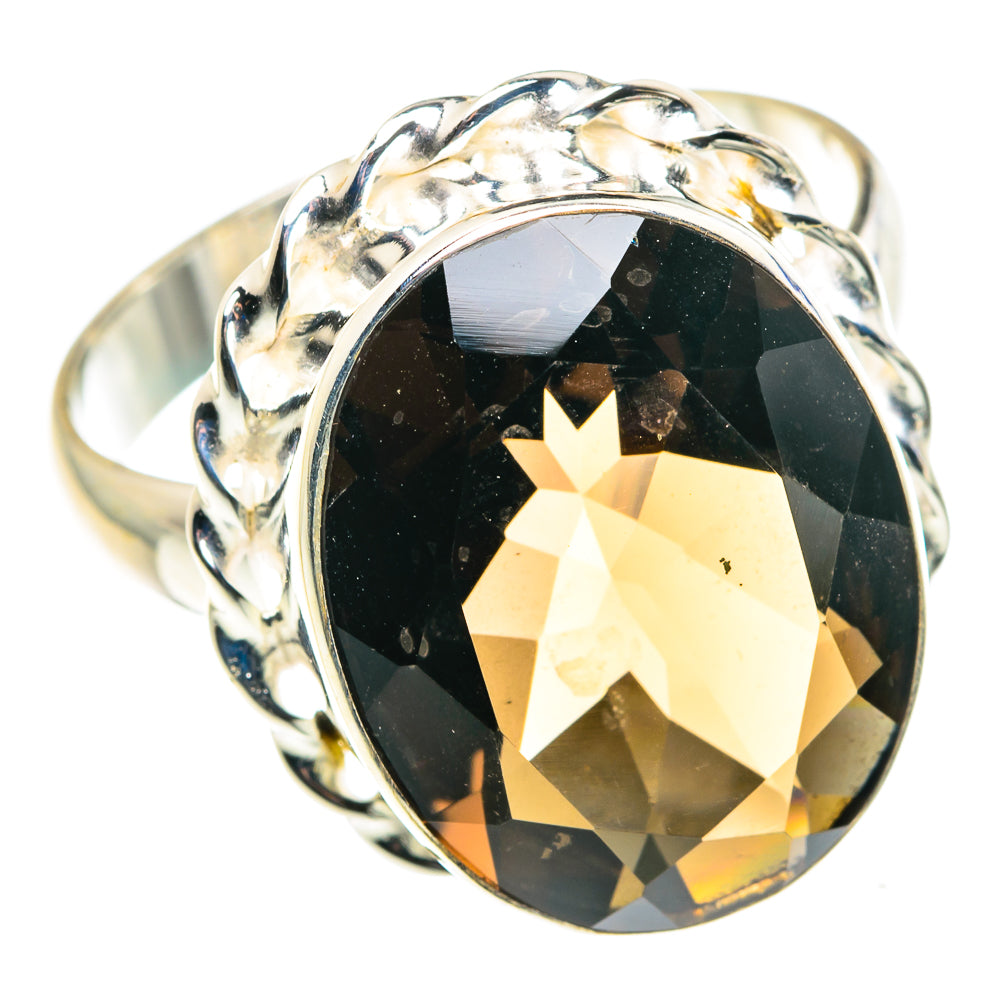 Smoky Quartz Rings handcrafted by Ana Silver Co - RING88102