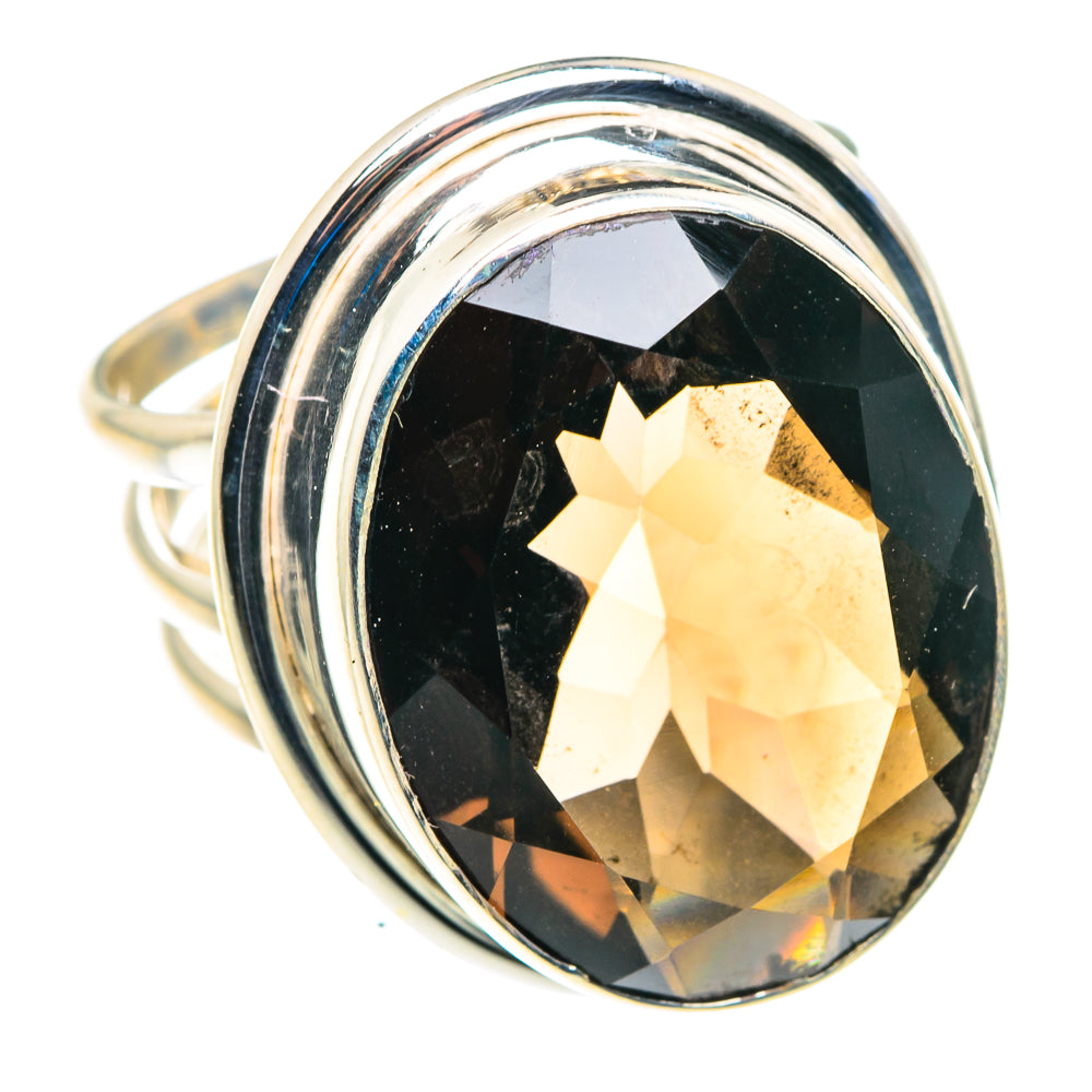 Smoky Quartz Rings handcrafted by Ana Silver Co - RING88105