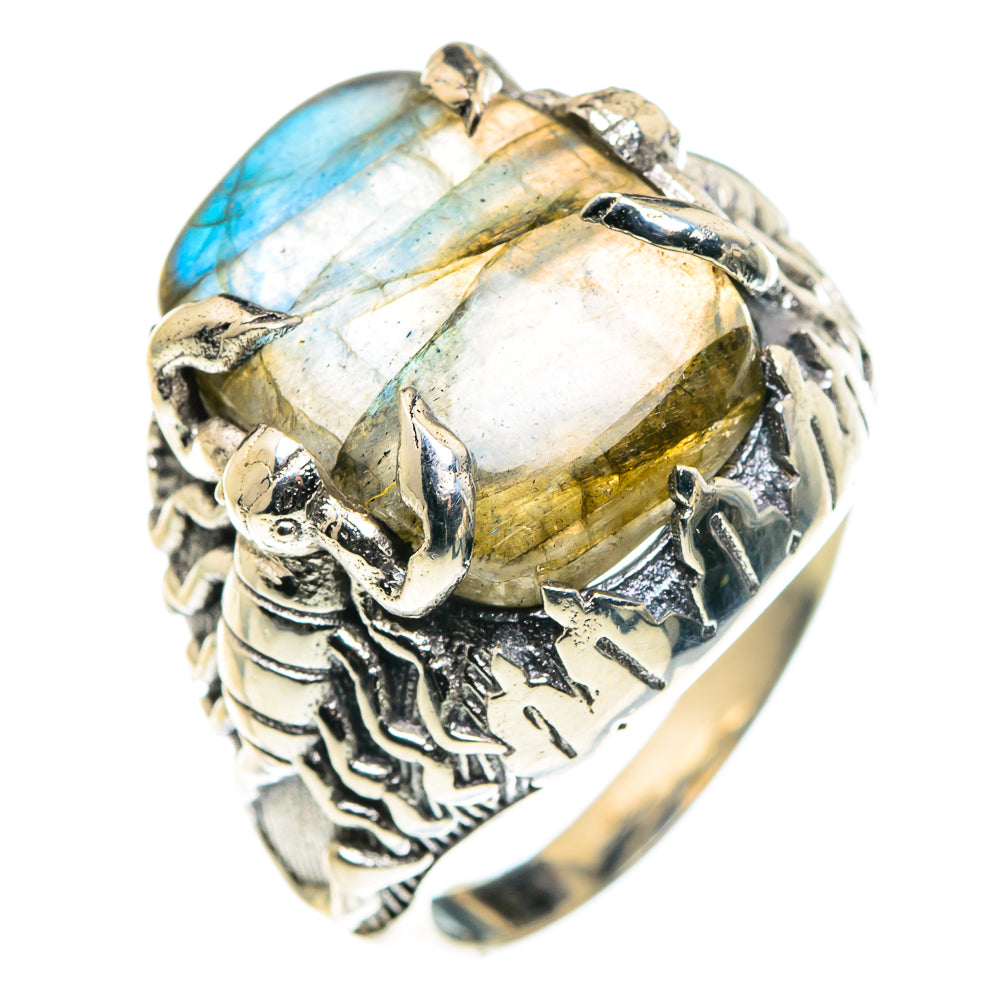 Labradorite Rings handcrafted by Ana Silver Co - RING88119