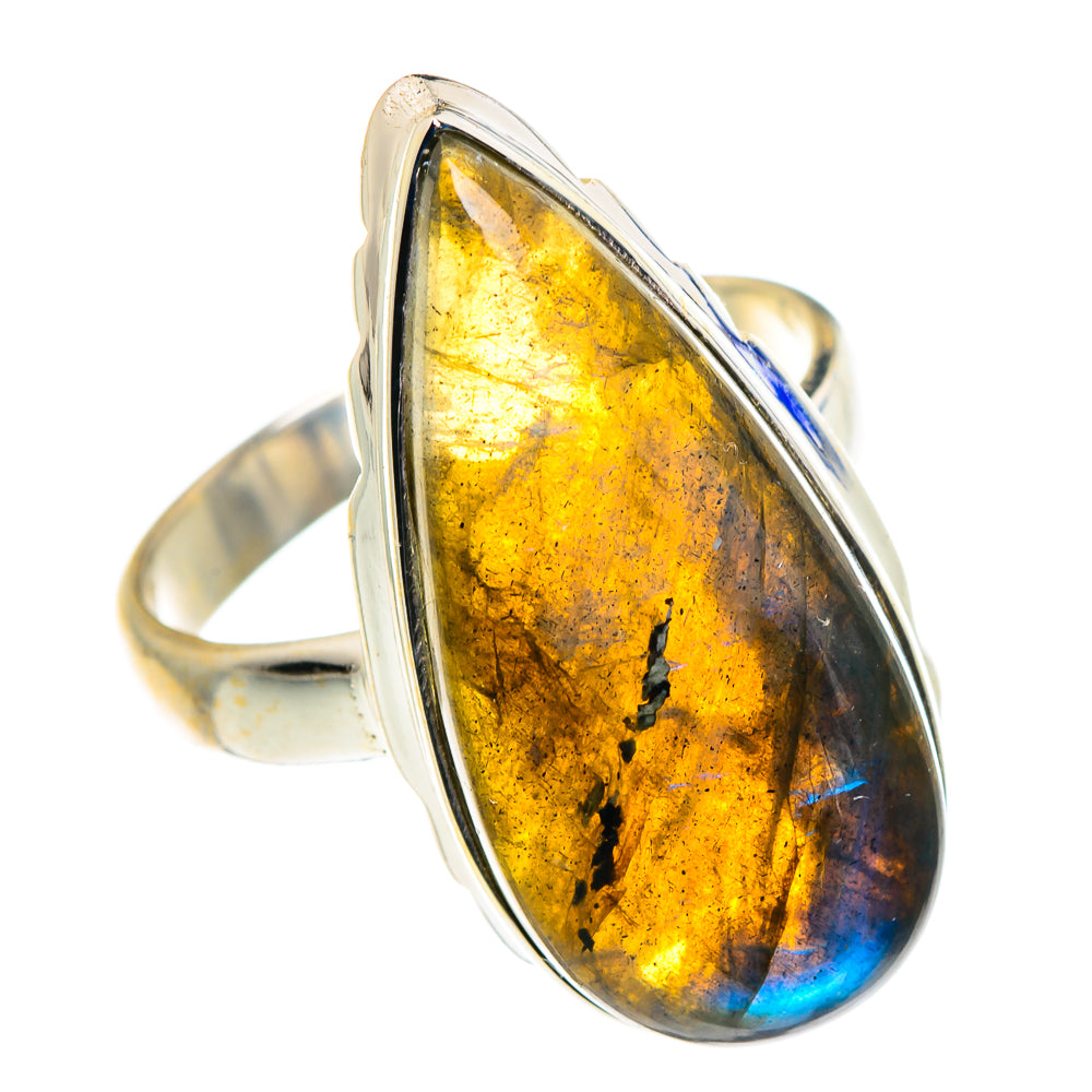Labradorite Rings handcrafted by Ana Silver Co - RING88122