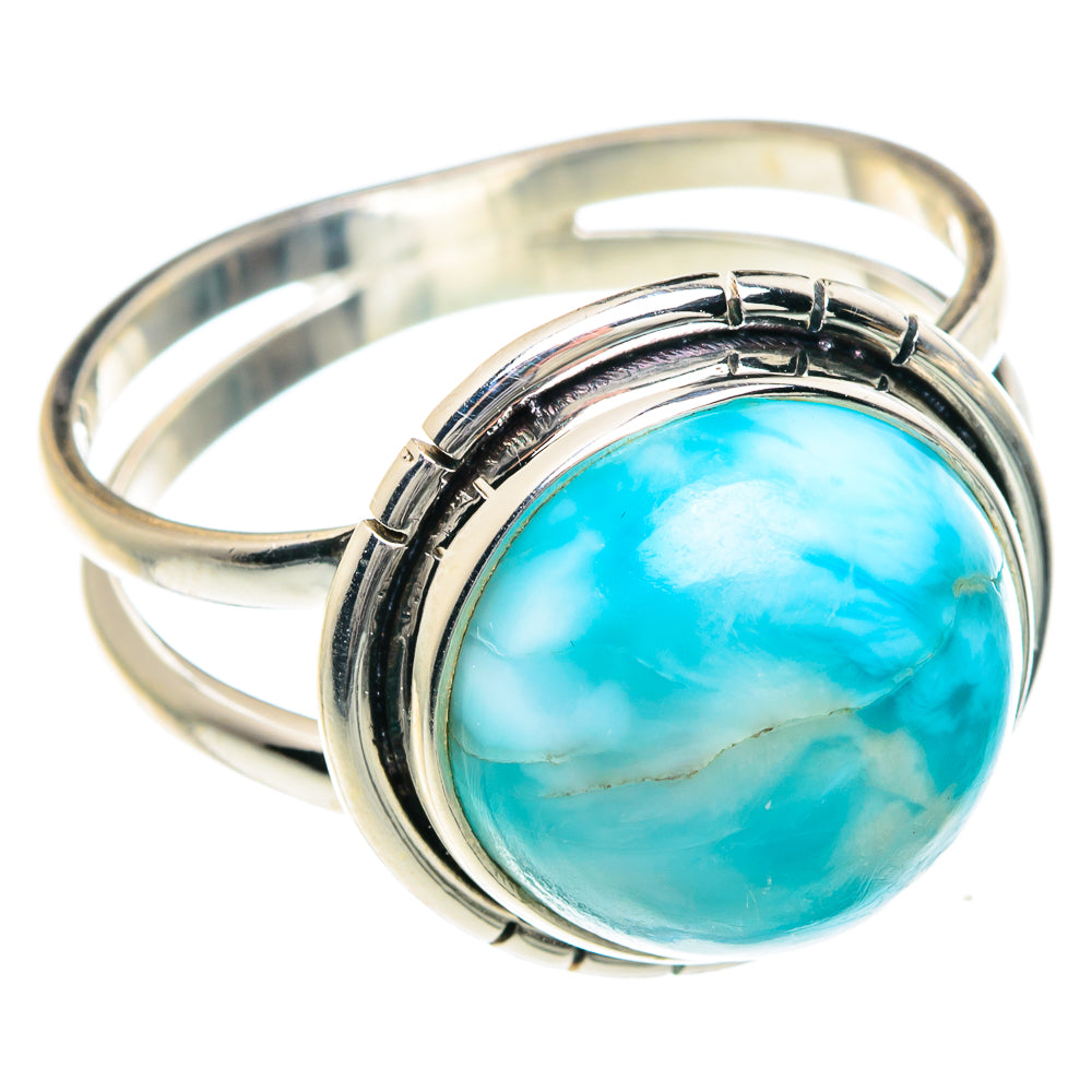 Larimar Rings handcrafted by Ana Silver Co - RING88131