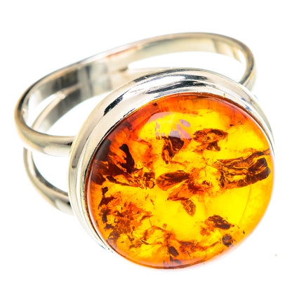 Baltic Amber Rings handcrafted by Ana Silver Co - RING88143