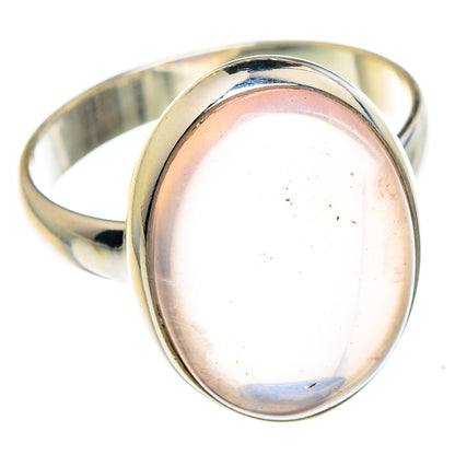 Rose Quartz Rings handcrafted by Ana Silver Co - RING88148
