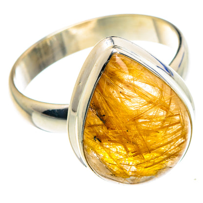 Rutilated Quartz Rings handcrafted by Ana Silver Co - RING88154