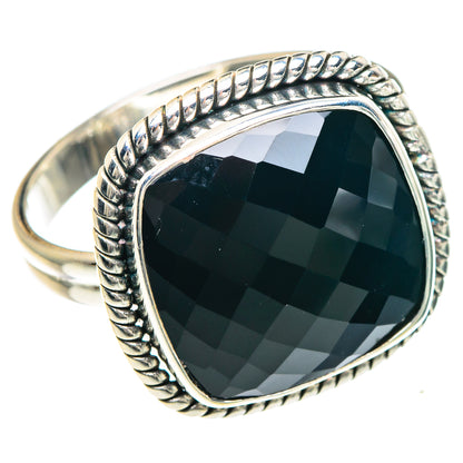 Black Onyx Rings handcrafted by Ana Silver Co - RING88156 - Photo 2
