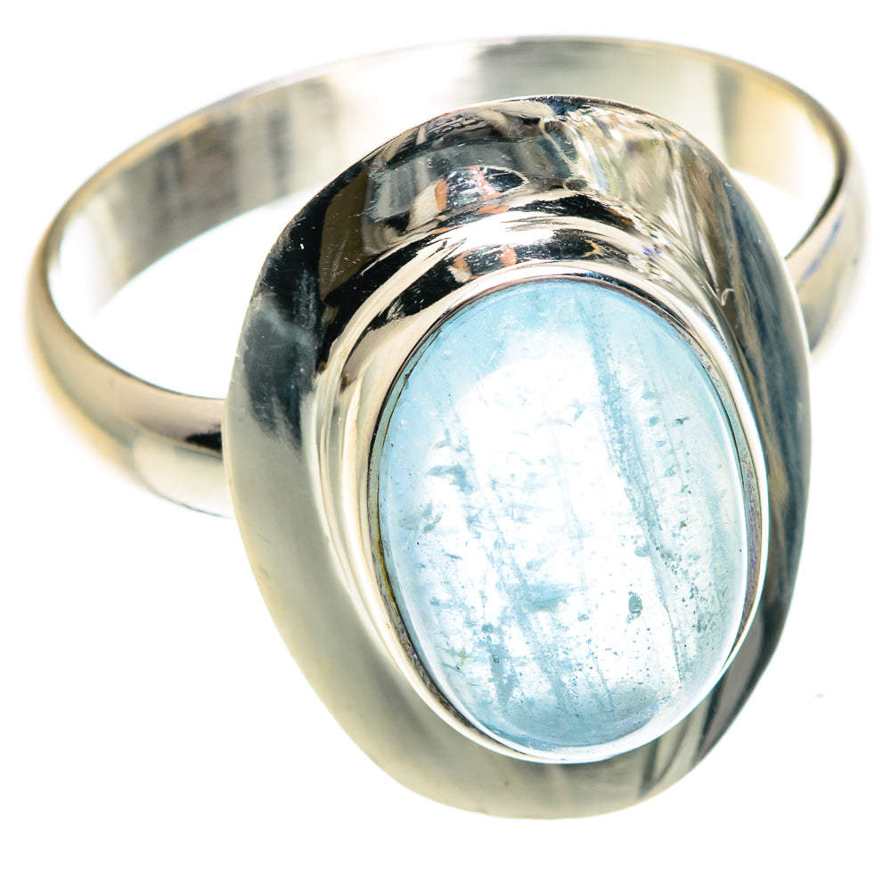 Aquamarine Rings handcrafted by Ana Silver Co - RING88166