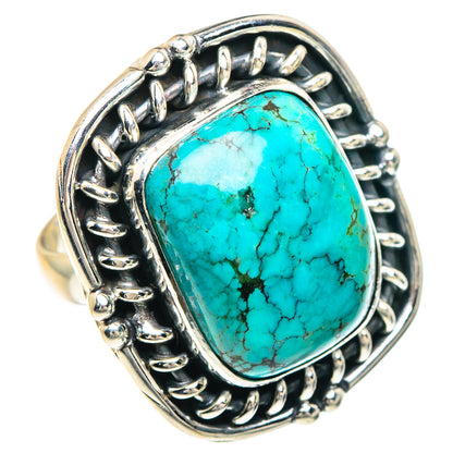 Tibetan Turquoise Rings handcrafted by Ana Silver Co - RING88169