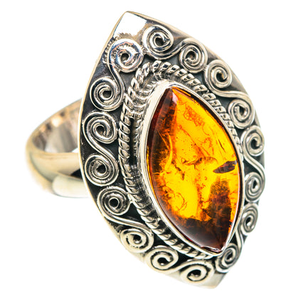 Baltic Amber Rings handcrafted by Ana Silver Co - RING88175