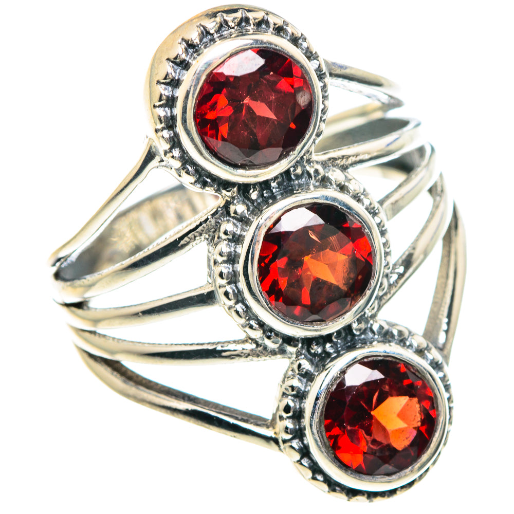 Garnet Rings handcrafted by Ana Silver Co - RING88181