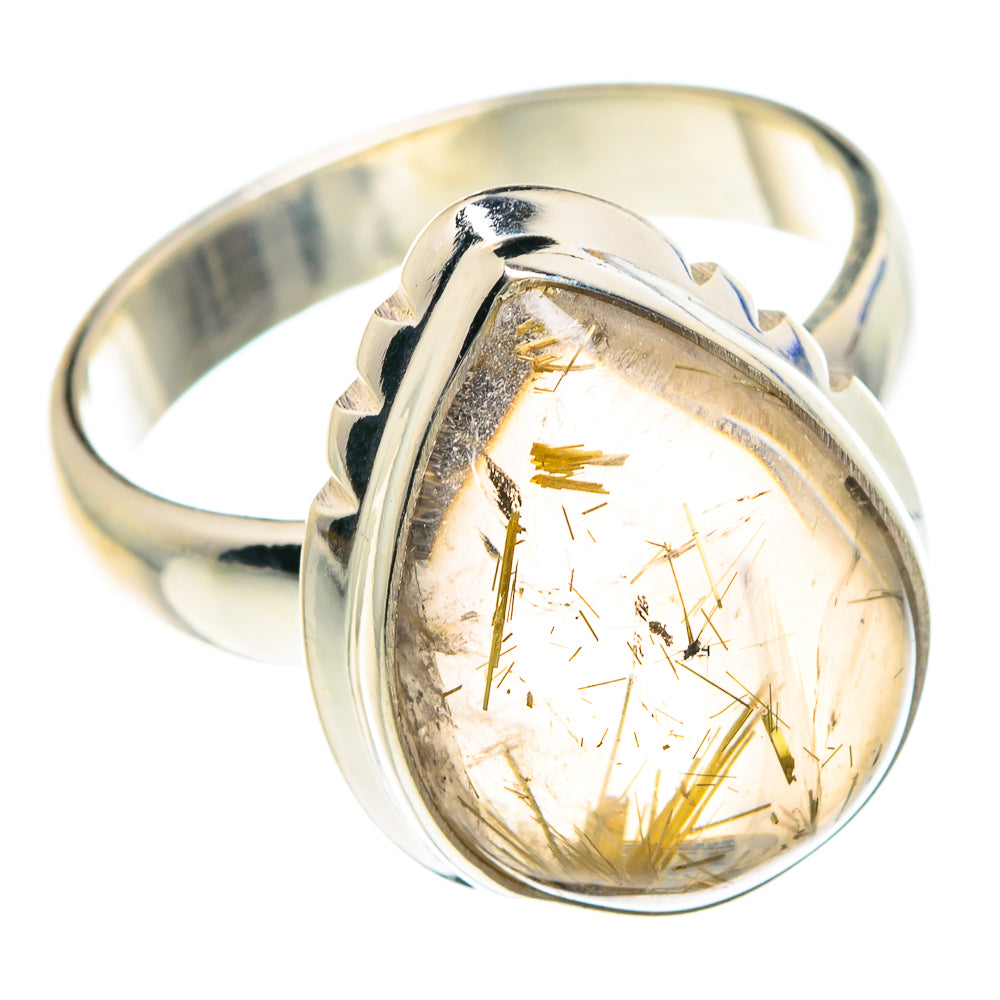 Rutilated Quartz Rings handcrafted by Ana Silver Co - RING88184