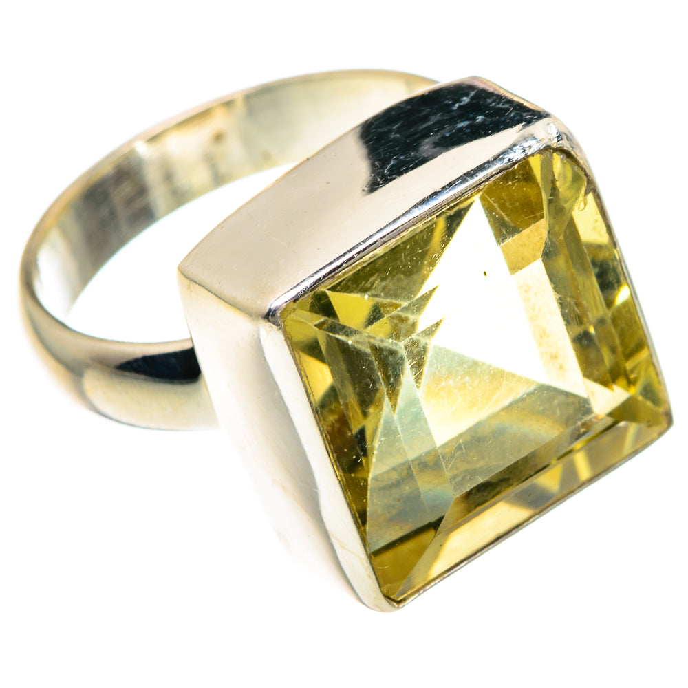 Lemon Quartz Rings handcrafted by Ana Silver Co - RING88194