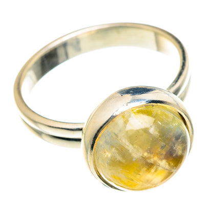 Yellow Moonstone Rings handcrafted by Ana Silver Co - RING88195