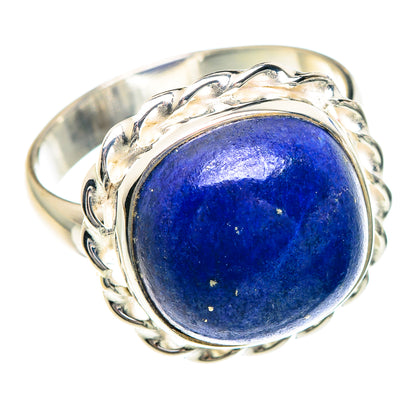 Lapis Lazuli Rings handcrafted by Ana Silver Co - RING88196 - Photo 2
