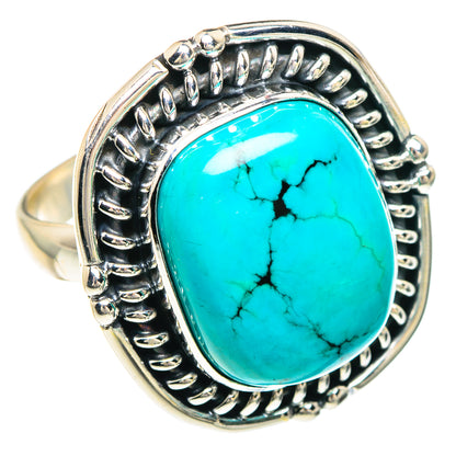 Tibetan Turquoise Rings handcrafted by Ana Silver Co - RING88199
