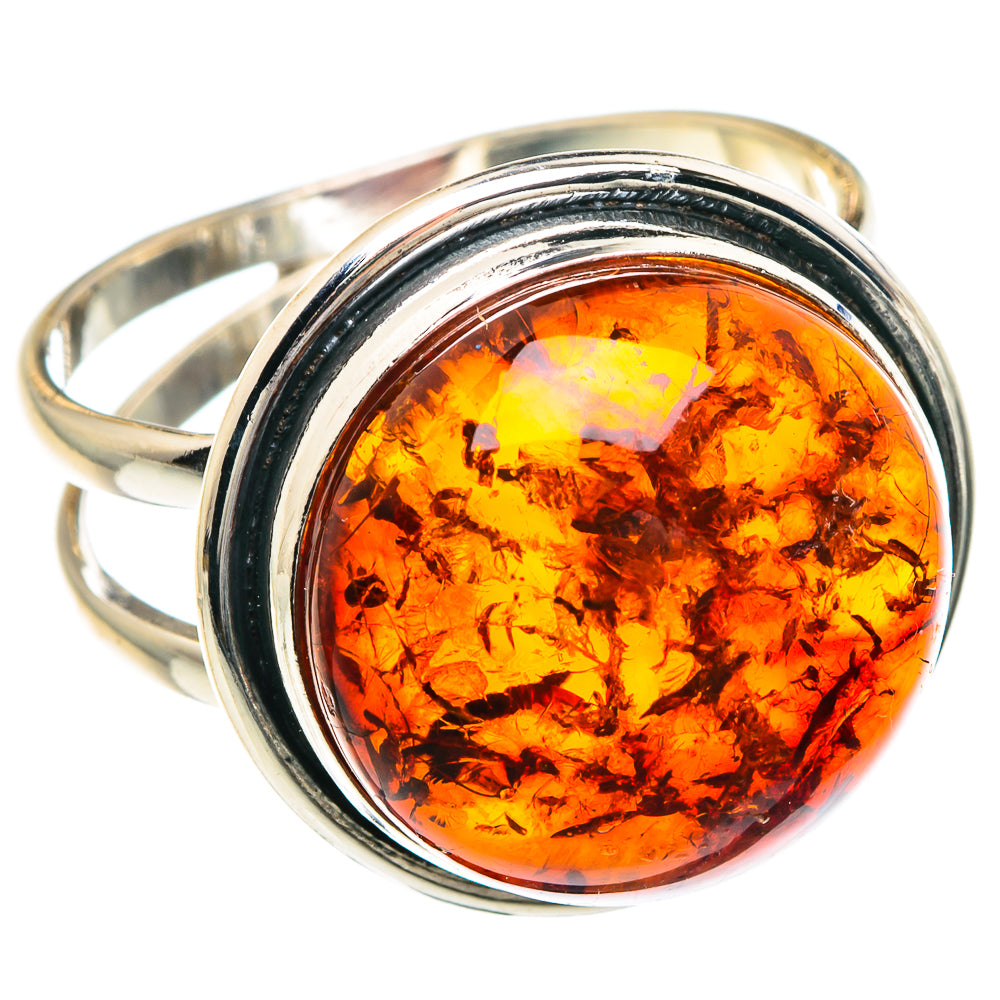 Baltic Amber Rings handcrafted by Ana Silver Co - RING88208