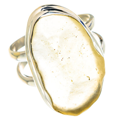 Libyan Desert Glass Rings handcrafted by Ana Silver Co - RING88210