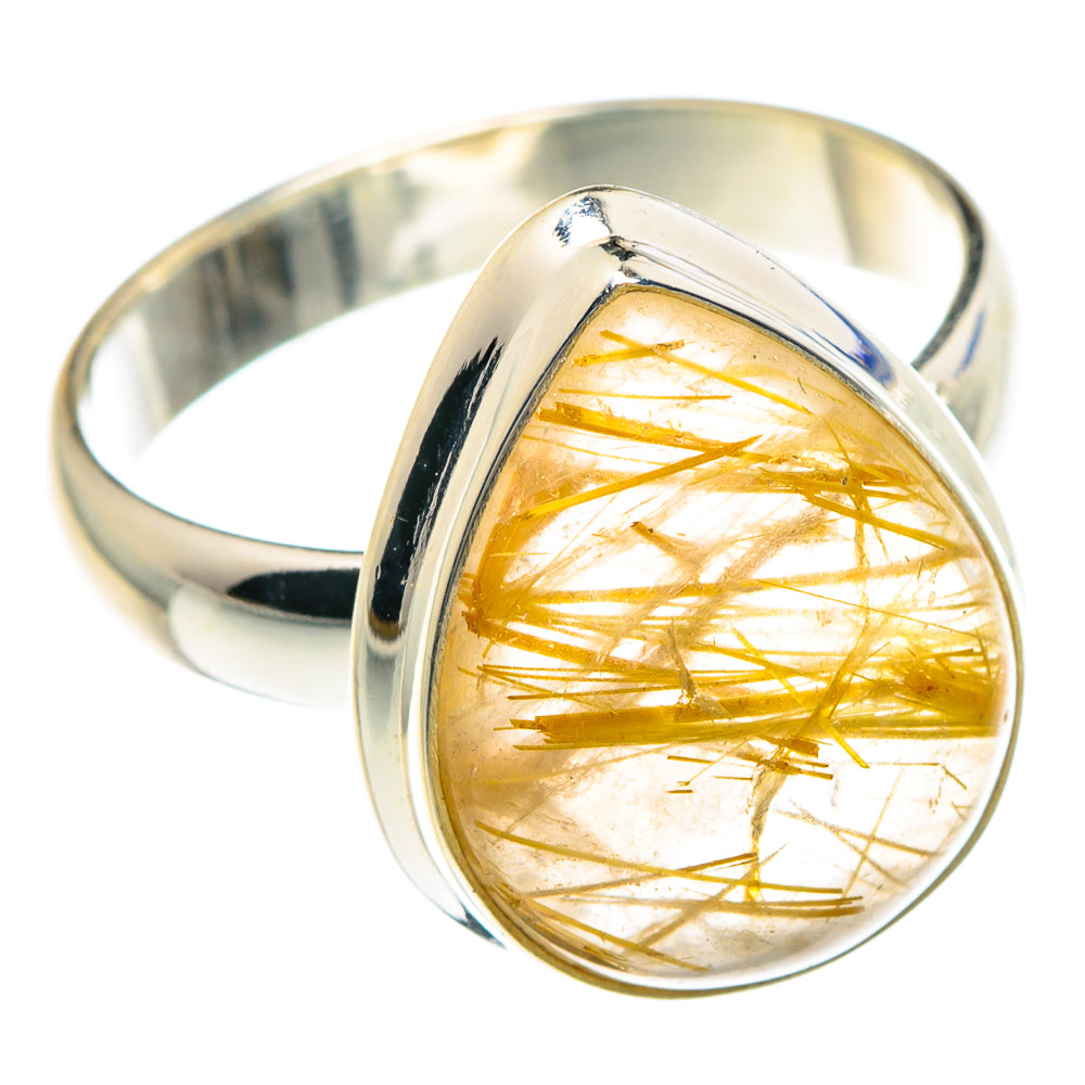 Rutilated Quartz Rings handcrafted by Ana Silver Co - RING88217