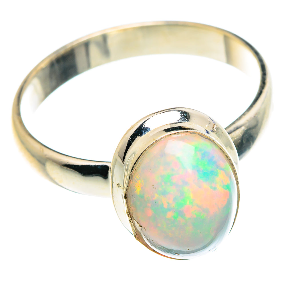 Ethiopian Opal Rings handcrafted by Ana Silver Co - RING88221