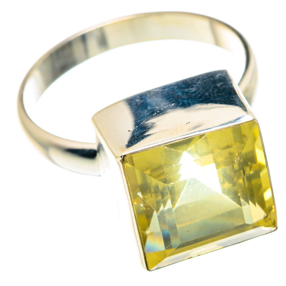 Lemon Quartz Rings handcrafted by Ana Silver Co - RING88223
