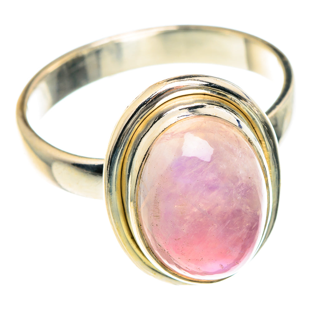 Pink Moonstone Rings handcrafted by Ana Silver Co - RING88244