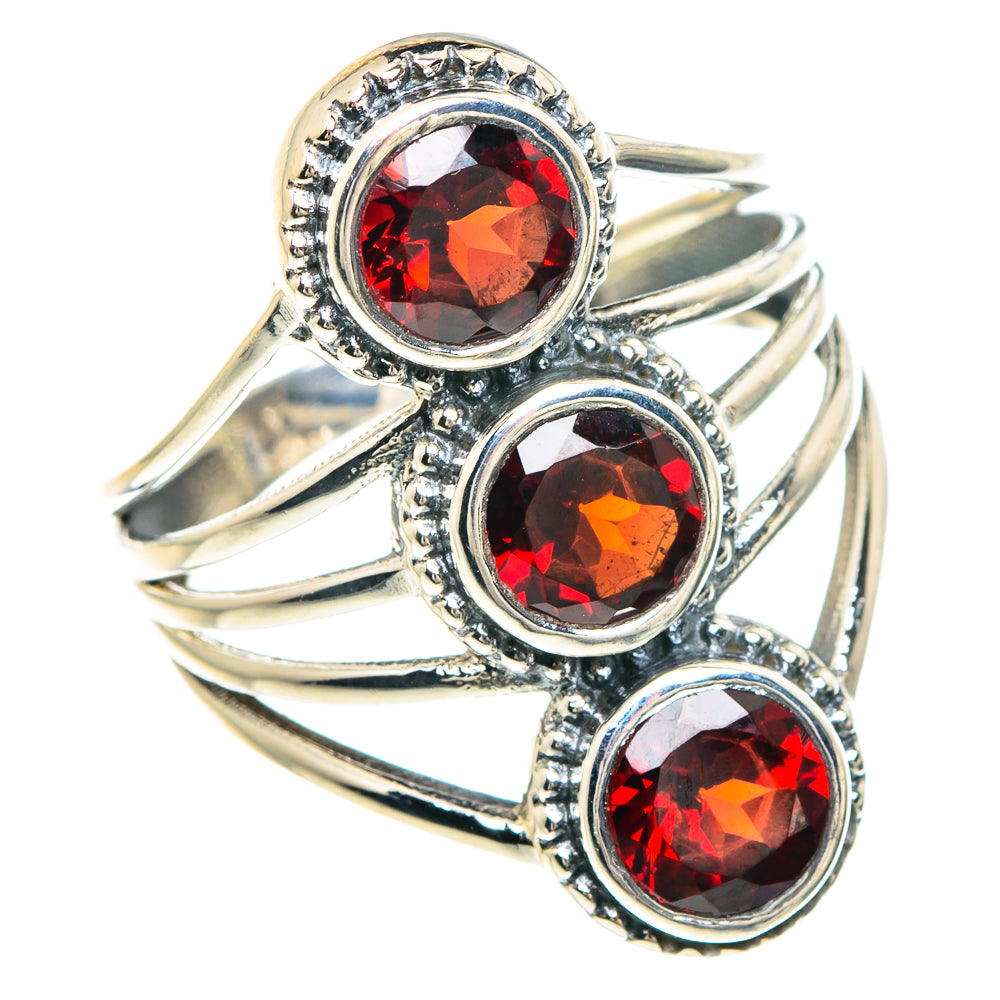 Garnet Rings handcrafted by Ana Silver Co - RING88245