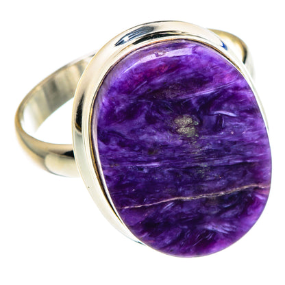 Charoite Rings handcrafted by Ana Silver Co - RING88246