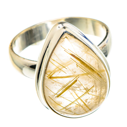 Rutilated Quartz Rings handcrafted by Ana Silver Co - RING88274