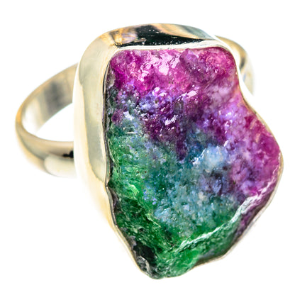 Ruby Zoisite Rings handcrafted by Ana Silver Co - RING88278