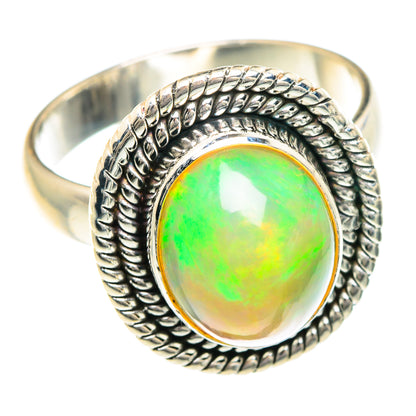 Ethiopian Opal Rings handcrafted by Ana Silver Co - RING88279