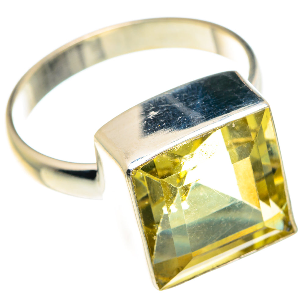 Lemon Quartz Rings handcrafted by Ana Silver Co - RING88282