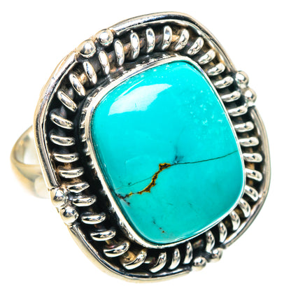 Tibetan Turquoise Rings handcrafted by Ana Silver Co - RING88285