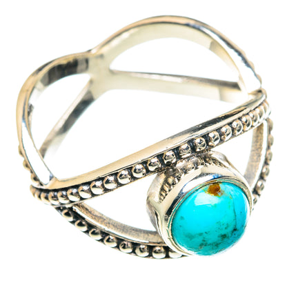 Tibetan Turquoise Rings handcrafted by Ana Silver Co - RING88287