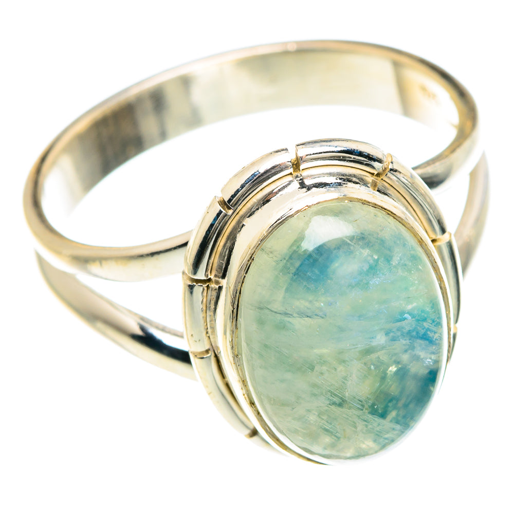 Rainbow Moonstone Rings handcrafted by Ana Silver Co - RING88293