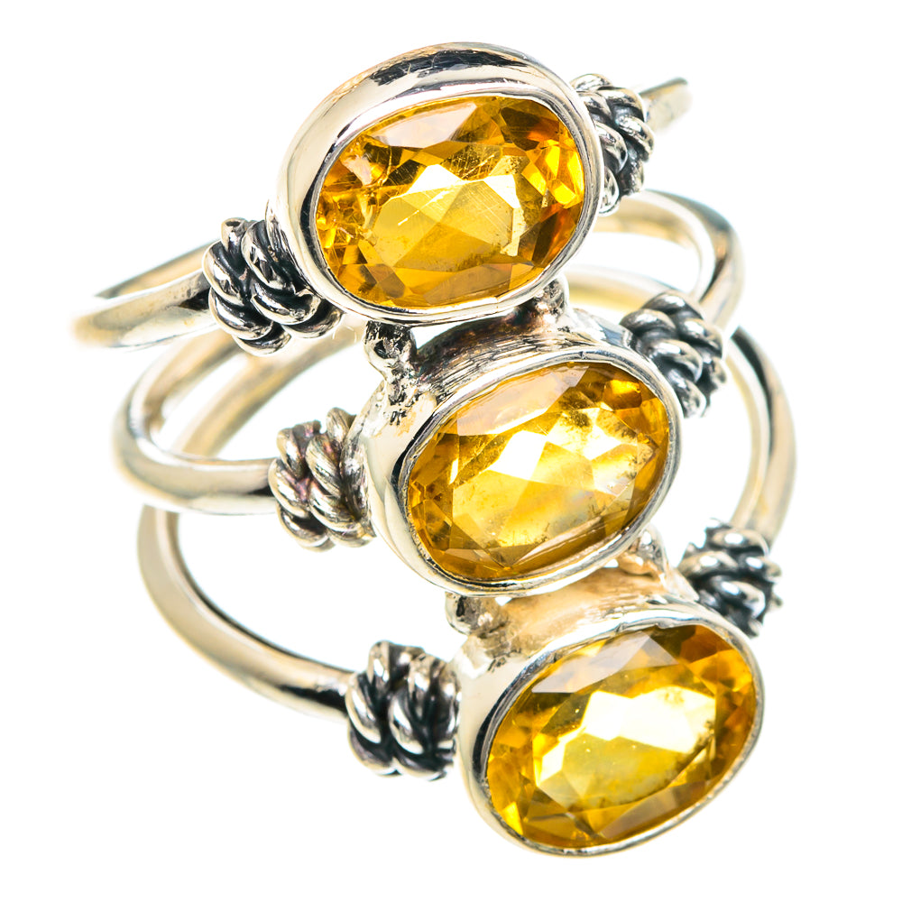 Citrine Rings handcrafted by Ana Silver Co - RING88296