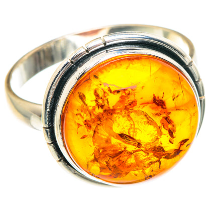 Baltic Amber Rings handcrafted by Ana Silver Co - RING88297
