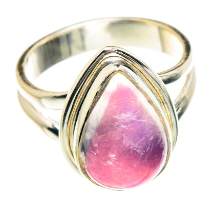 Pink Moonstone Rings handcrafted by Ana Silver Co - RING88300