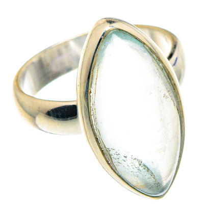 Aqua Chalcedony Rings handcrafted by Ana Silver Co - RING88310
